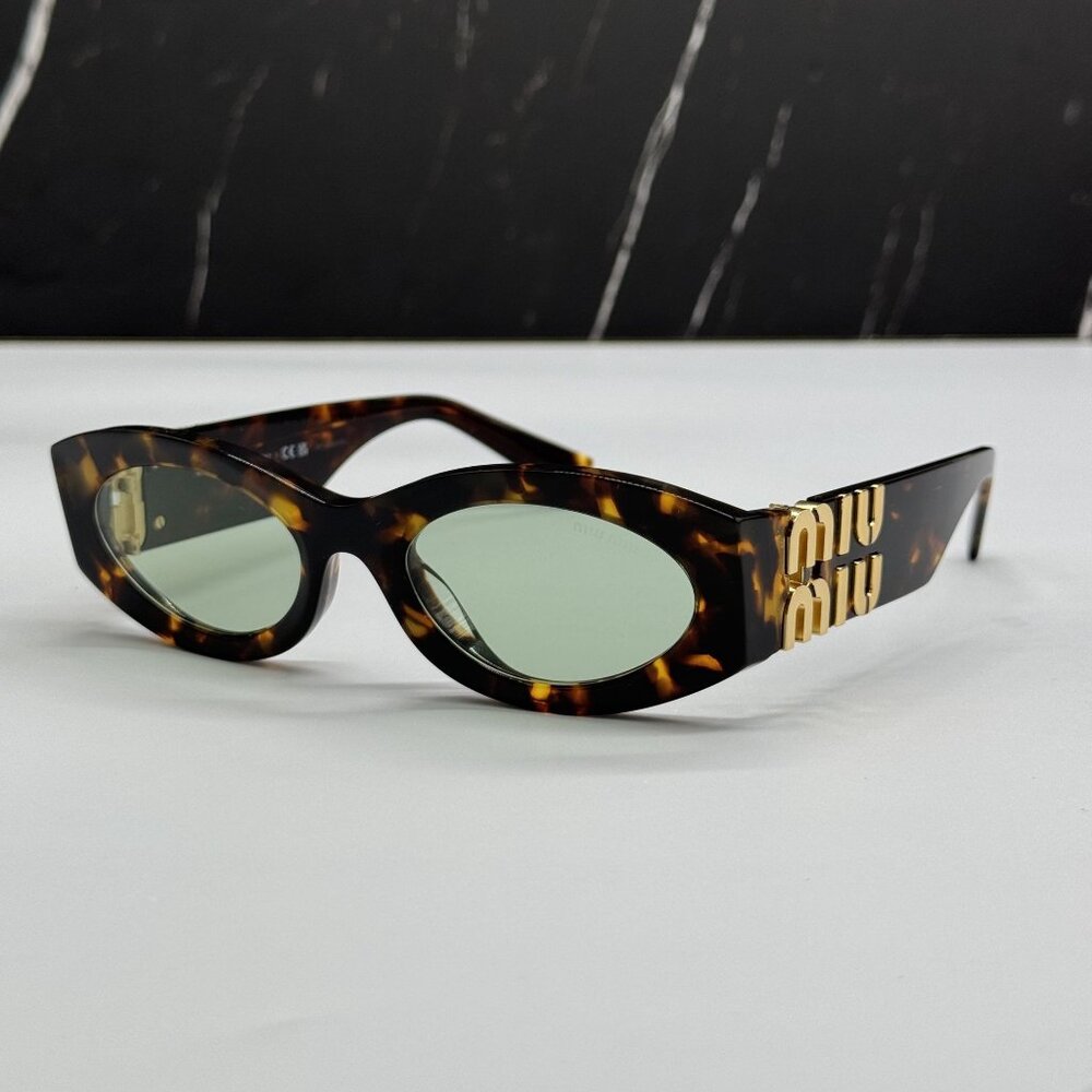 NEW MIU MIU MU11WS 14L50O SUNGLASSES HAVANA WOMEN MU 11WS, SMU 11W